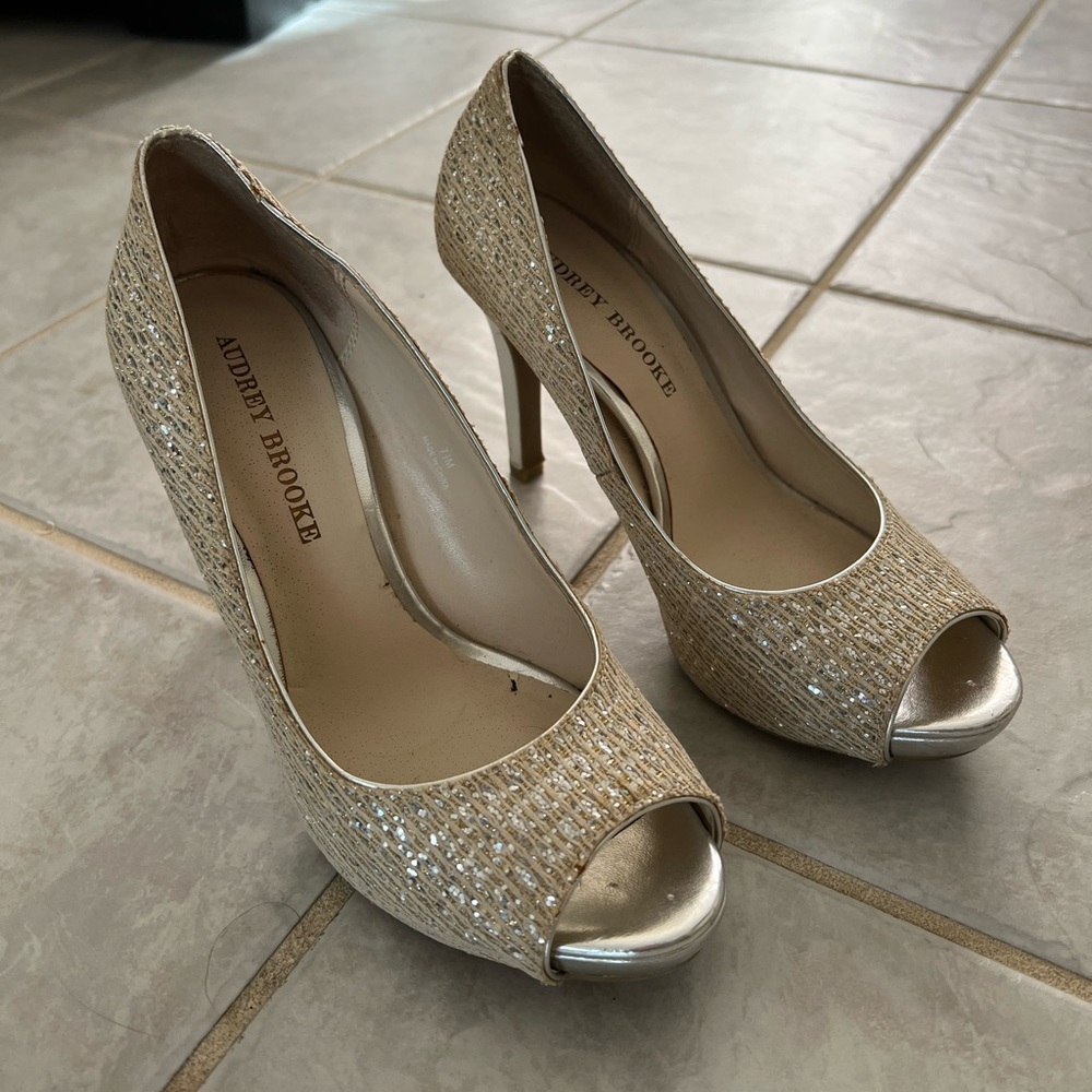 Sparkly heels